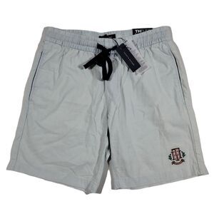 Tommy Hilfiger Flex Pull-on Chambray Shorts Mens Small Light‎ Blue Wash